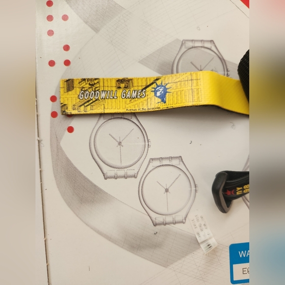 Vintage Swatch Scuba 200 Access Watch "Goodwill Games" SHB101. New Old Stock - Picture 14 of 15